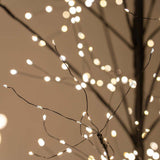 7-ft. Black Fairy Light Tree, Warm White LED - BulbAmerica