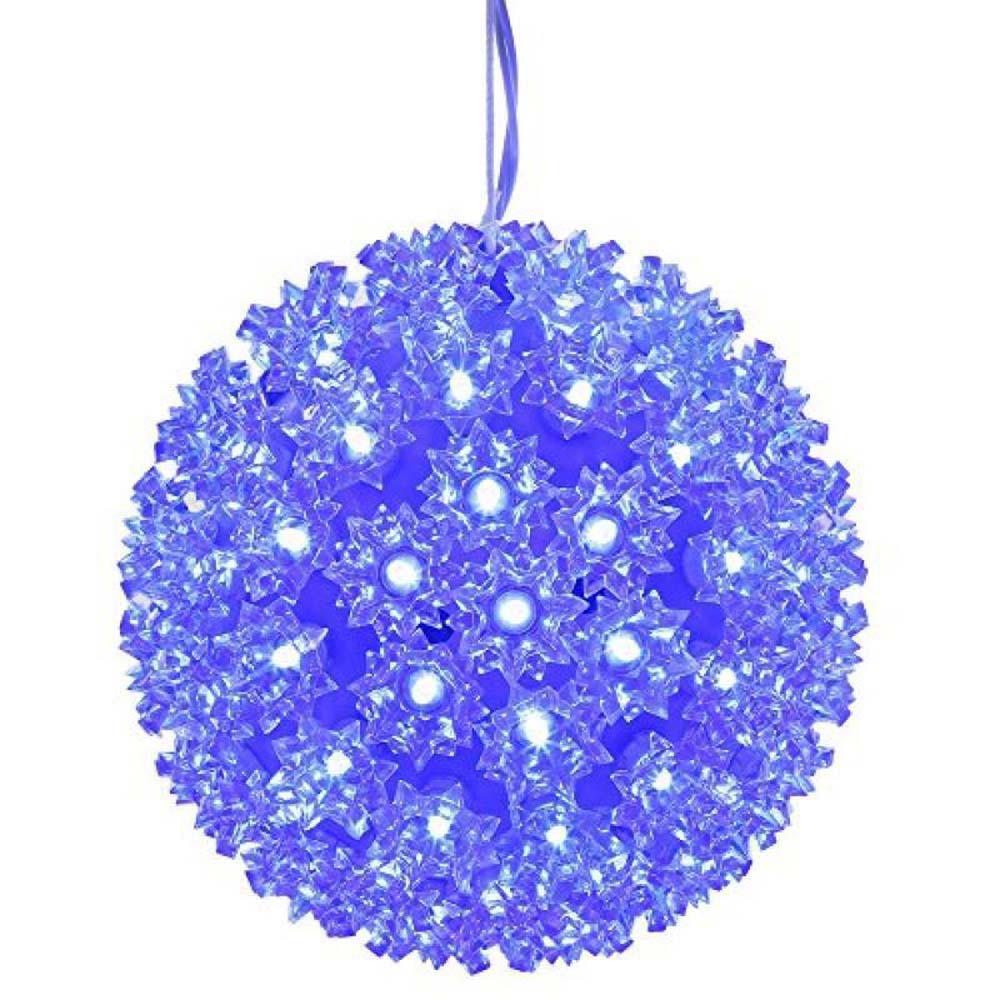 Vickerman 100Lt x 7.5" LED Blue Starlight Sphere