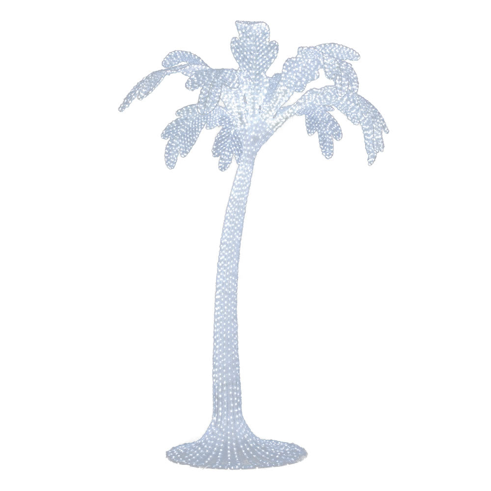Vickerman 10 ft. x 78 in. Outdoor White Palm 5500 LED