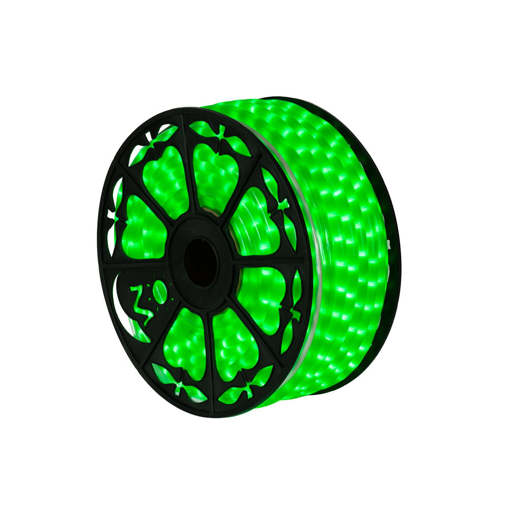 Vickerman 150 ft. x .5 in. Fluorescent Green LED Rope Lt