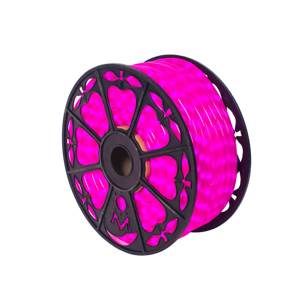 Vickerman 150 ft. x .5 in. Fluorescent Pink LED Rope Lt
