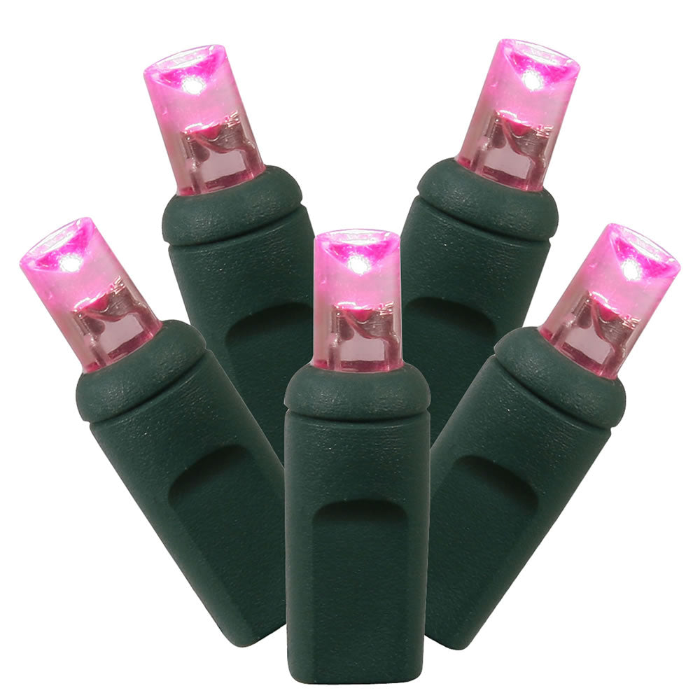 100Lt Pink LED / Green Wire WA EC Set 1Pc 6in. x50 ft.