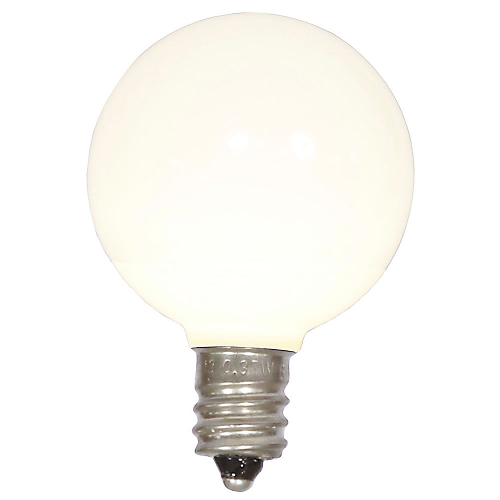 5PK -Vickerman Warm White Ceramic G40 LED Replacement Bulb