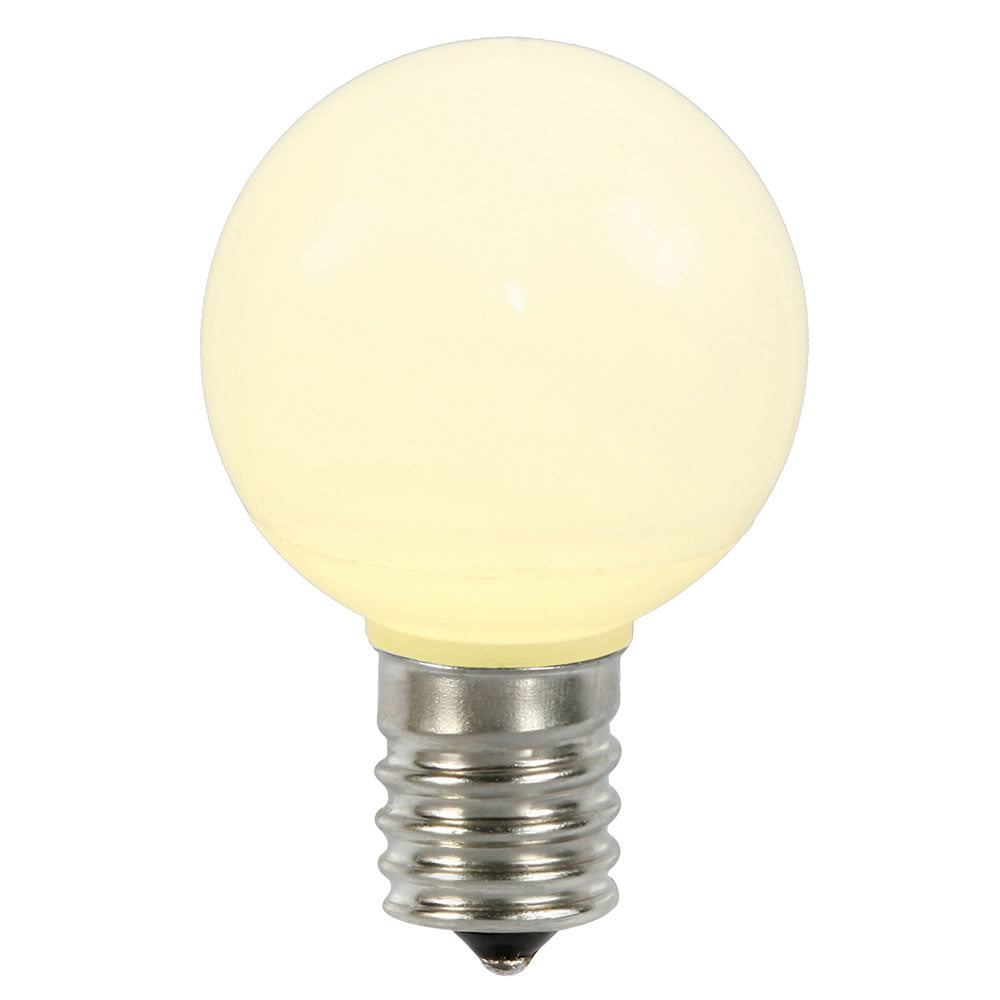 5PK -Vickerman Warm White Ceramic G50 LED Replacement Bulb