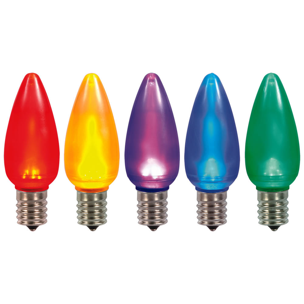 25PK - Vickerman C9 Multi Color Ceramic LED Bulbs