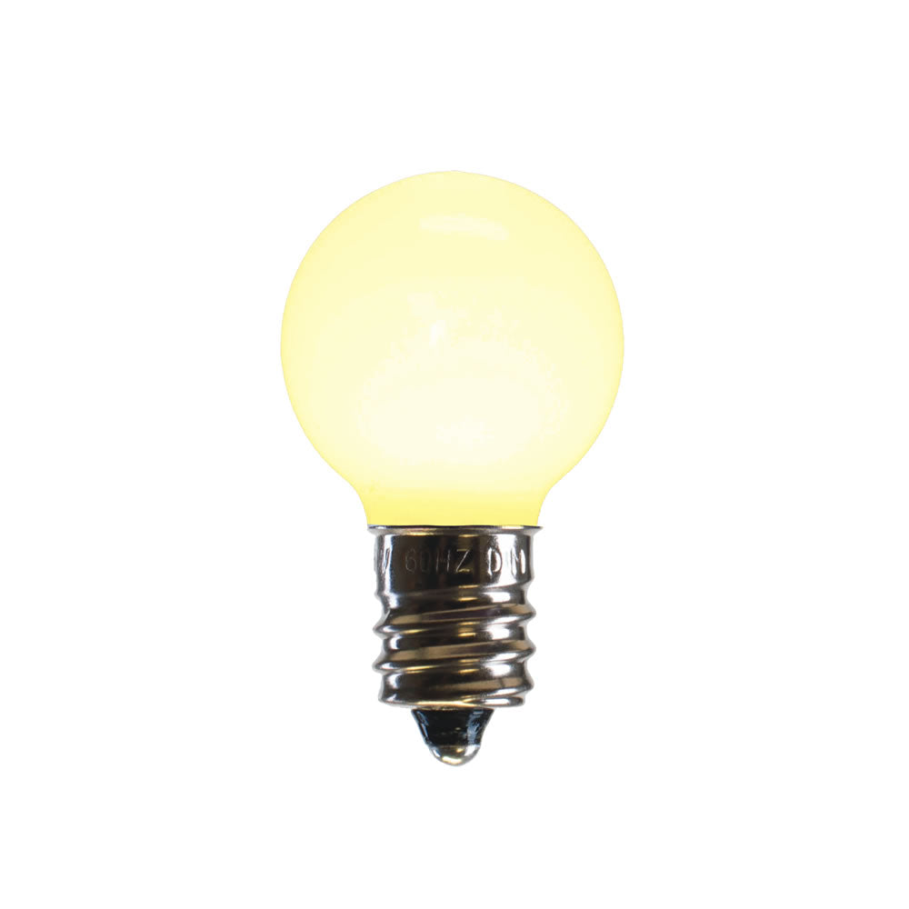 25PK - Vickerman Warm White Ceramic G30 LED Replacement Bulb