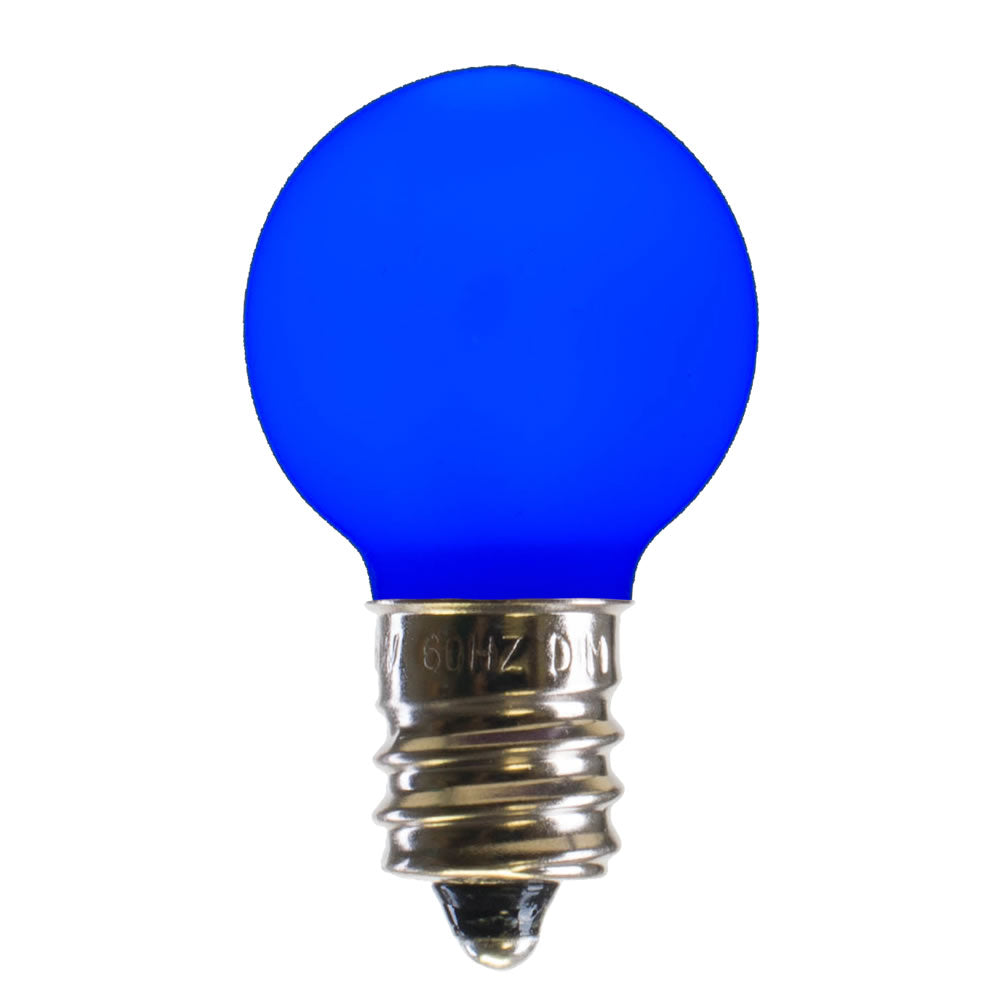 25PK - Vickerman Blue Ceramic G30 LED Replacement Bulb