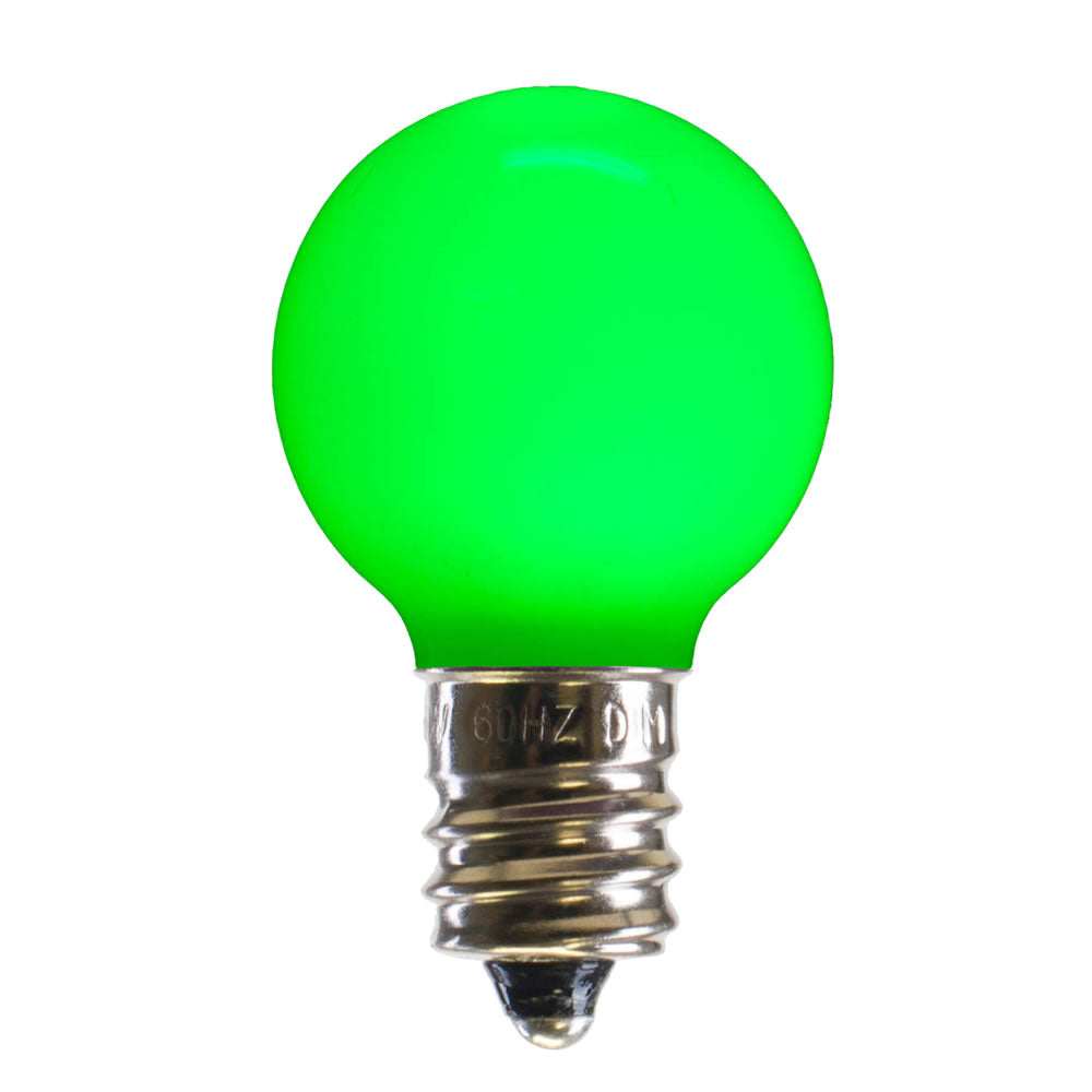25PK - Vickerman Green Ceramic G30 LED Replacement Bulb