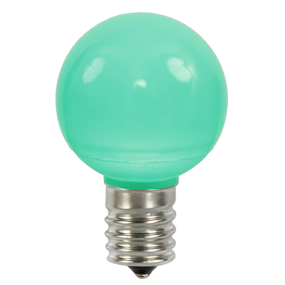 25PK - Vickerman Green Ceramic G50 LED Replacement Bulb