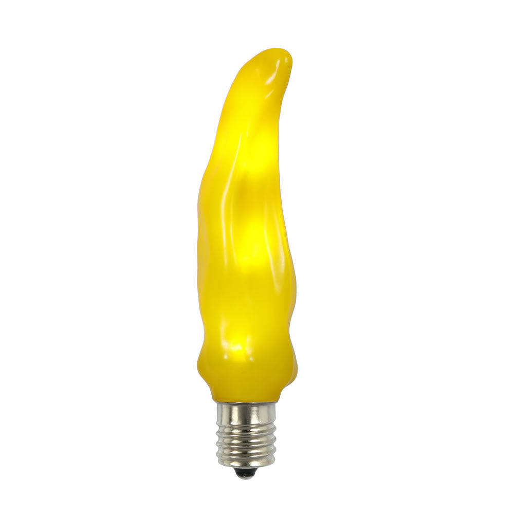 Vickerman C9 LED Yellow Chili Pepper Bulb E17 .96W