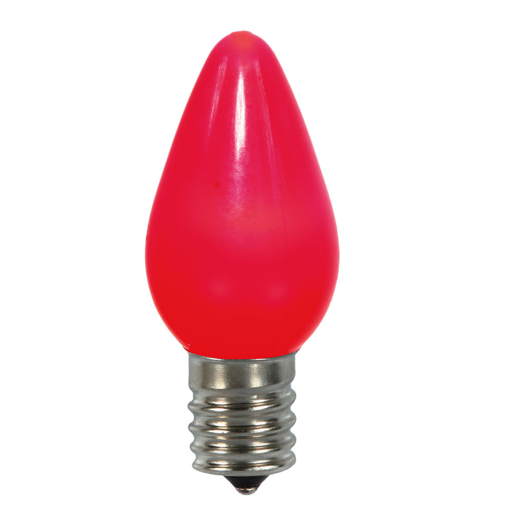 25PK - Vickerman C7 Ceramic LED Red Bulb 0.96W 130V