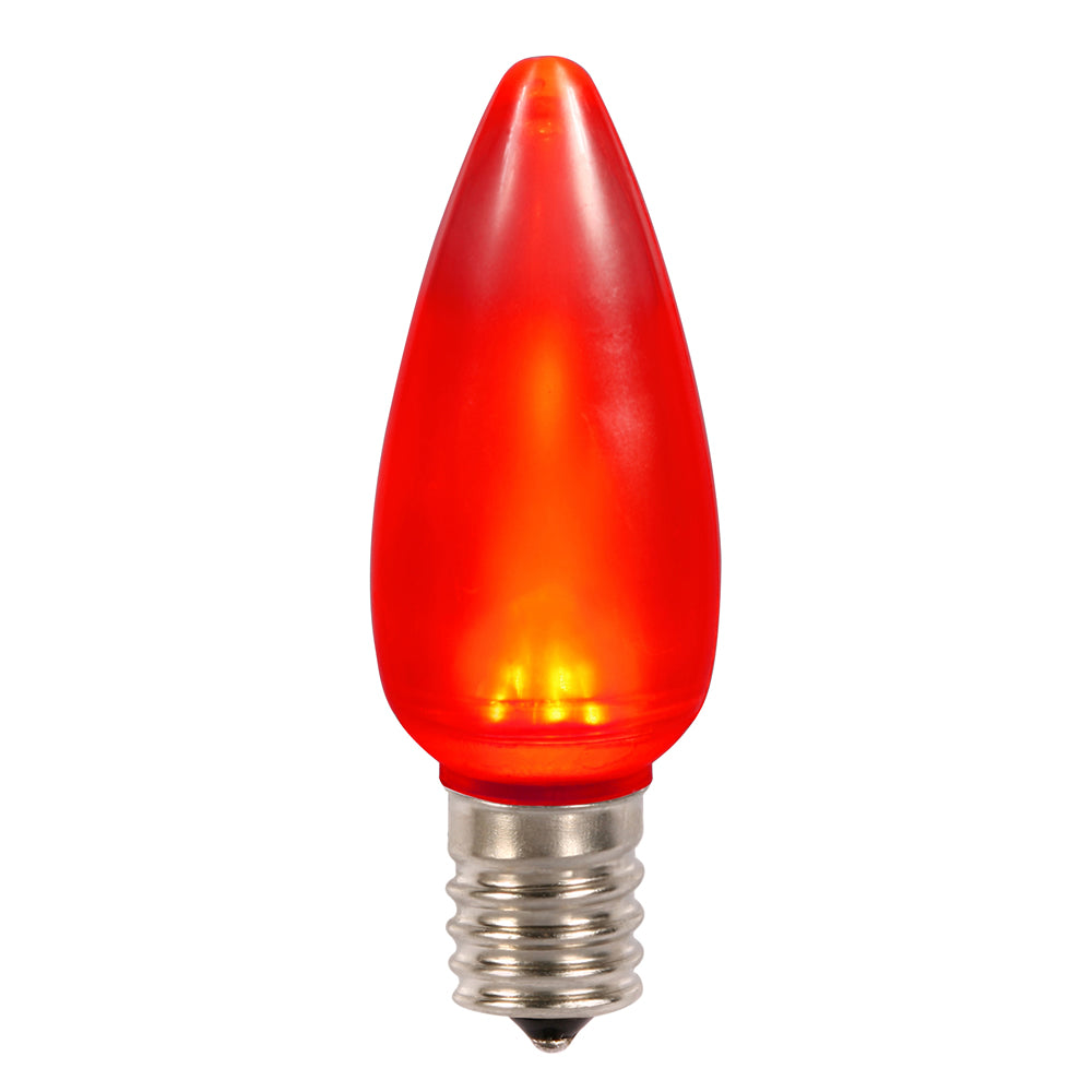 25PK - Vickerman C9 Ceramic LED Red Bulb 0.96W 130V